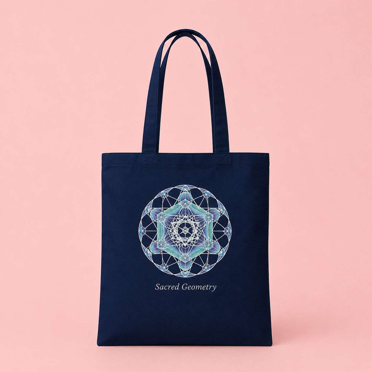 Tote Bag Classique Mandala Métatron – Géométrie Sacrée, Harmonie & Protection