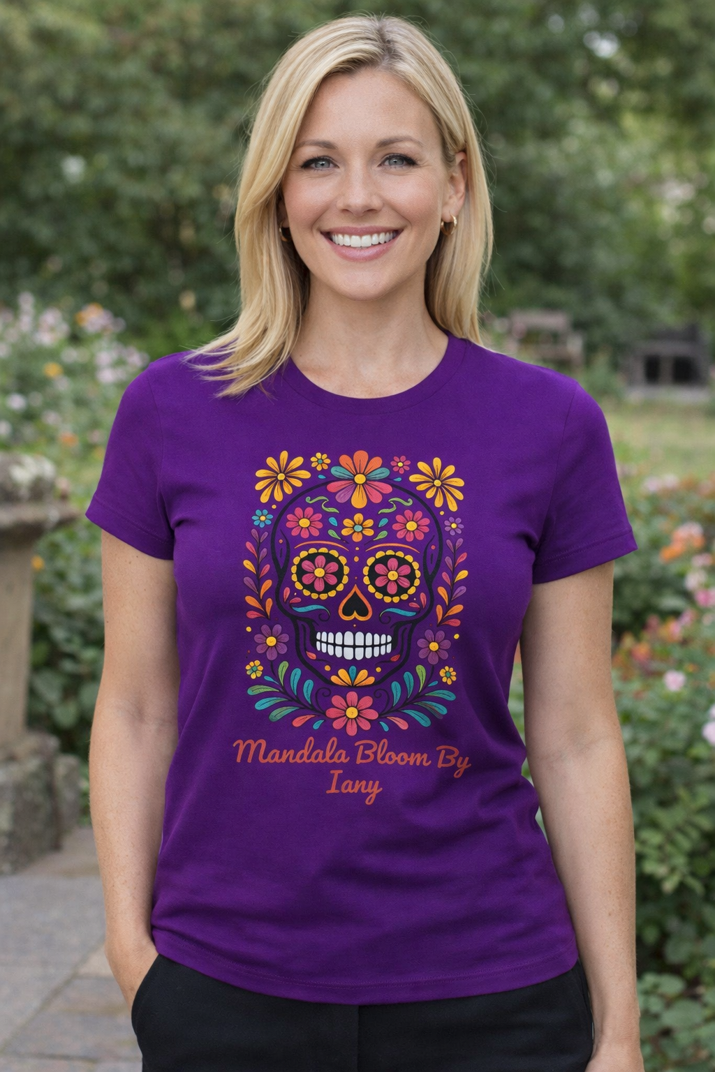 T-shirt Femme Bella Calavera Bloom – Coton Premium & Coupe Féminine