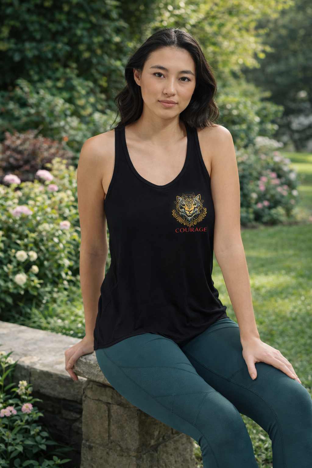 Débardeur Femme Spirituel Mandala Loup - Élégance-Yoga Tank Top