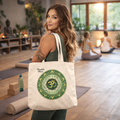 Tote Bag Mandala Om Harmonie – Sac en Coton Naturel pour Femme | Mandala Bloom