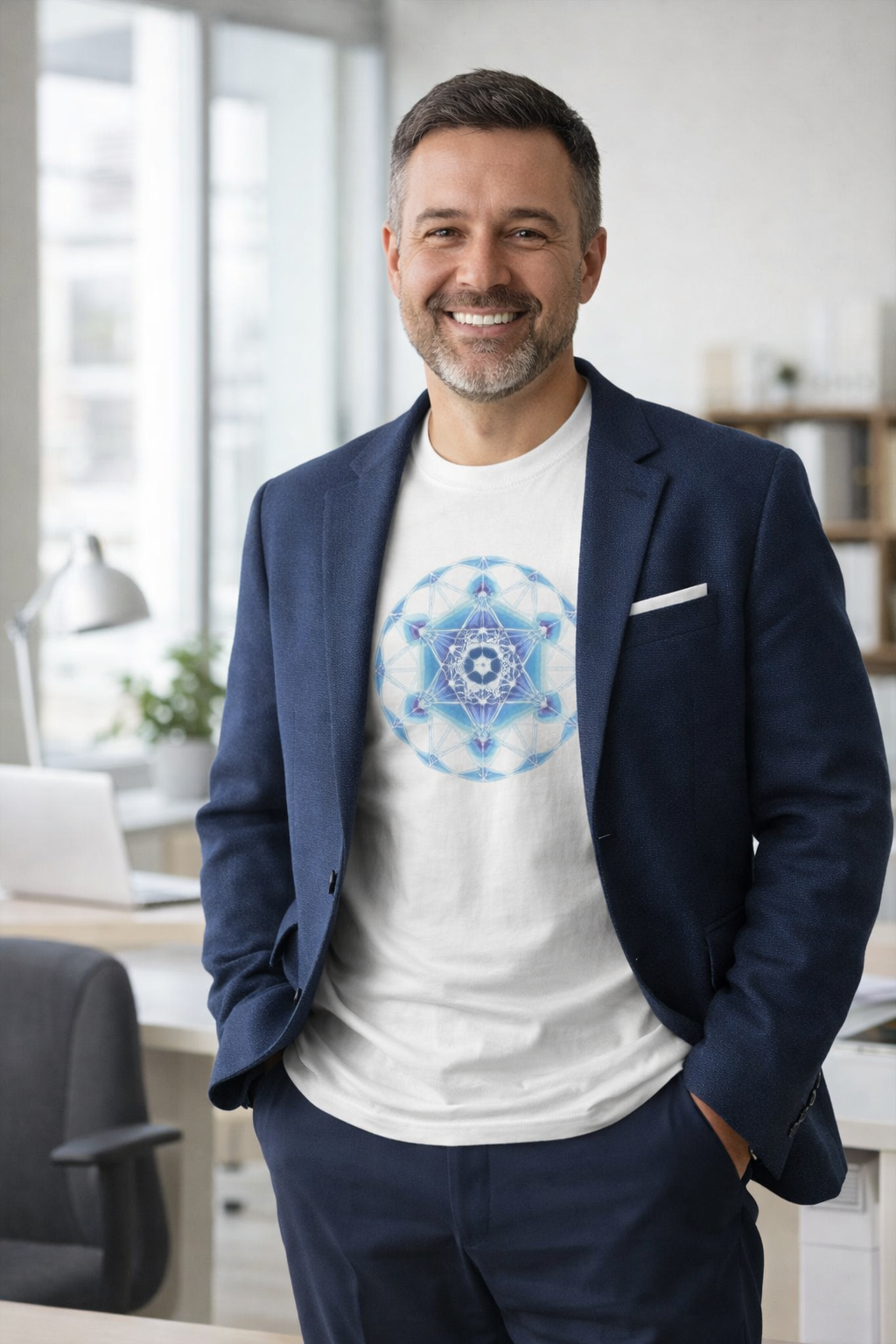 T-shirt homme Métatron – Géométrie Sacrée, Alignement Et Énergies positives