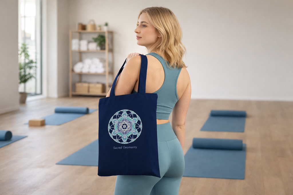Tote Bag Classique Mandala Métatron – Géométrie Sacrée, Harmonie & Protection
