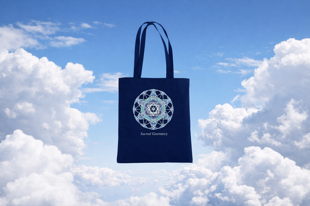 Tote Bag Classique Mandala Métatron – Géométrie Sacrée, Harmonie & Protection